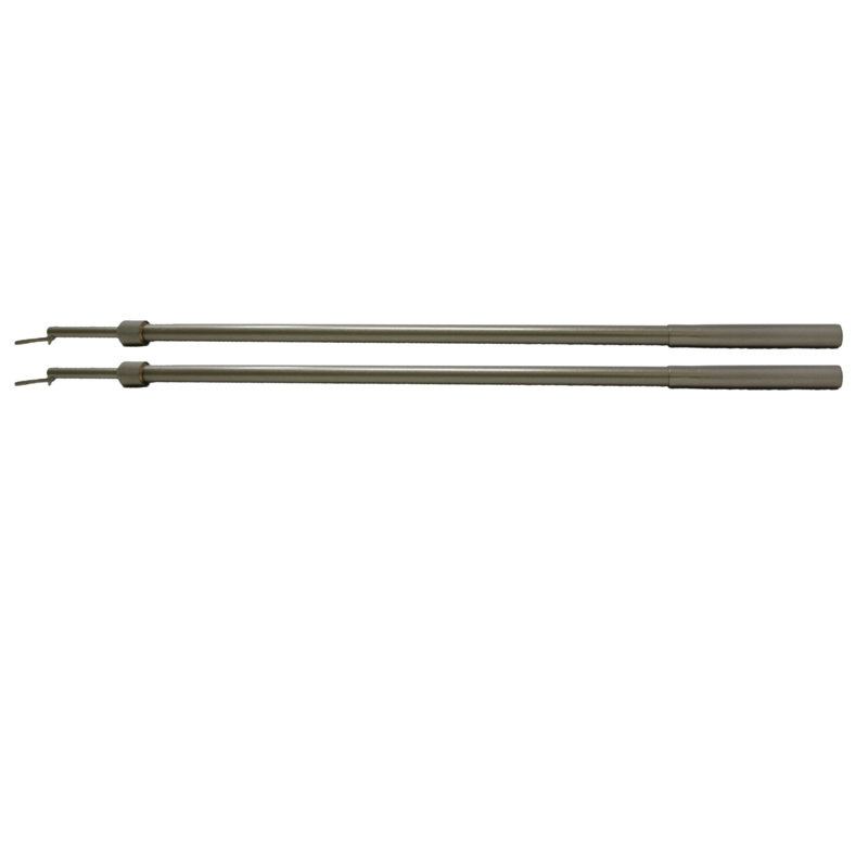Accessoire de quincaillerie à tringle à tringle ajustable Perlman, Étain