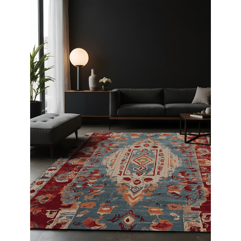 Tapis gris soyeux et moelleux, Carré 3 pi