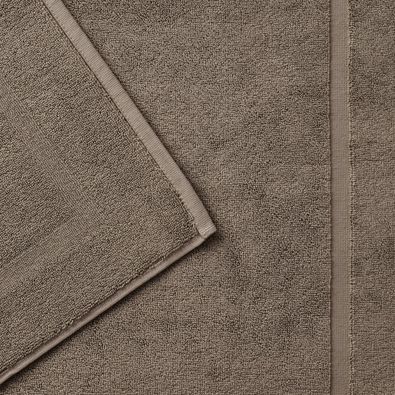 Renaissance Towelling Bath Mat, Mink
