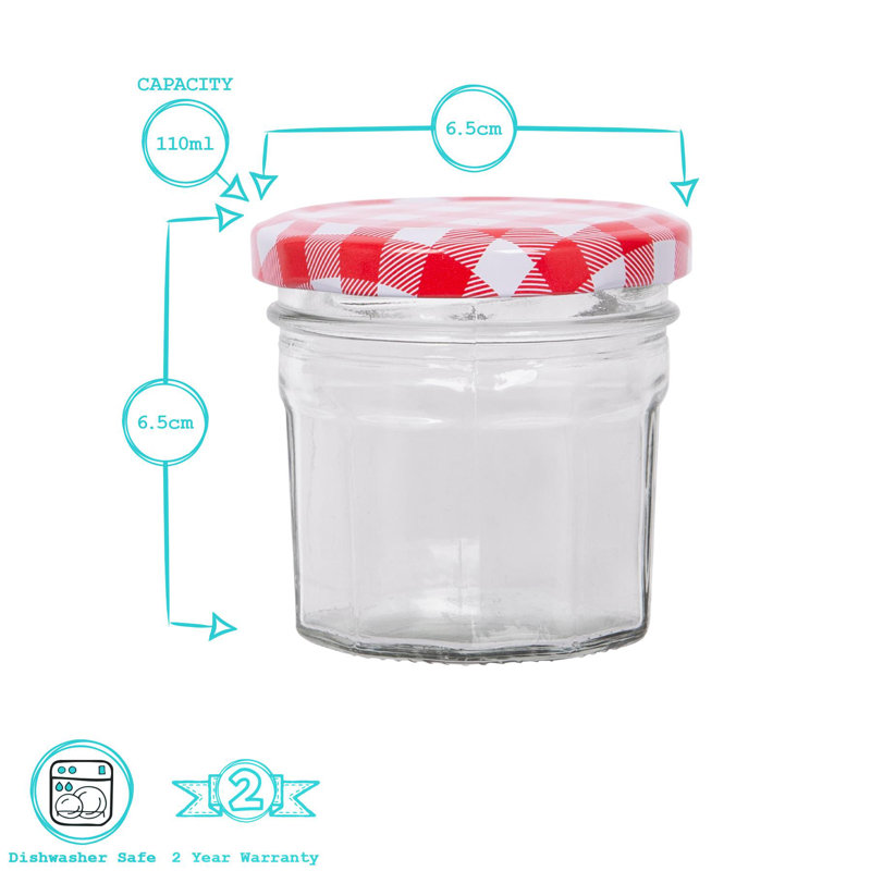 Glass Jar - Set of 12