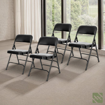 Chaise pliante en vinyle Bernadine