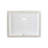 Rectangular Porcelain Ceramic Undermount Bathroom Sink In White With Overflow