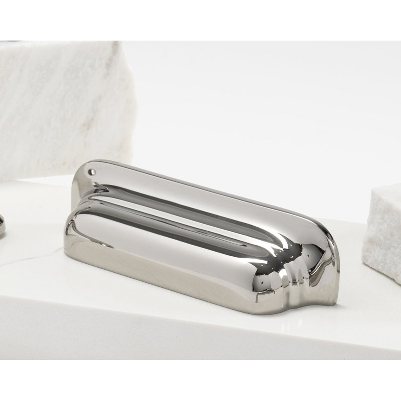 Edgewood Cup / Bin Pull, 3 3/4", Polished Nickel