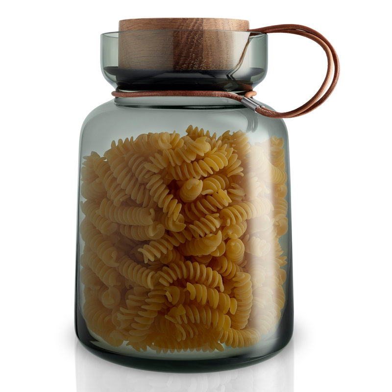 Glass Jar, 21cm H x 14.2cm W x 14.2cm D
