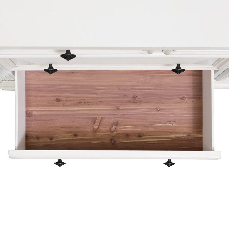 Alauna 64'' W 7 - Drawer Dresser, Antique White