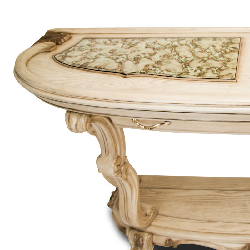 Platine de Royale Console Table, Champagne