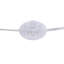 Lampe sur pied arquée en métal 61 po avec abat-jour en verre Liza pour les salons, les chambres et les bureaux