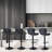 Illyas Swivel Upholstered Adjustable Height Counter Stool with Metal Frame-623432857-623432853