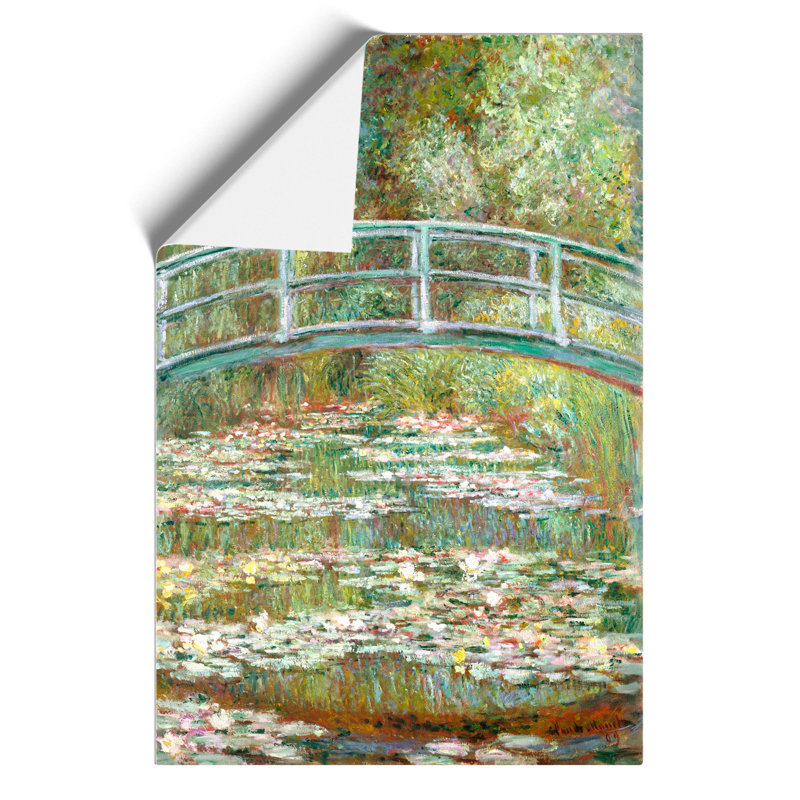 The Japanese Footbridge by Claude Monet - Frameless Print, 42cm H x 30cm W x 0.1cm D