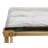 Christian Marble Top End Table