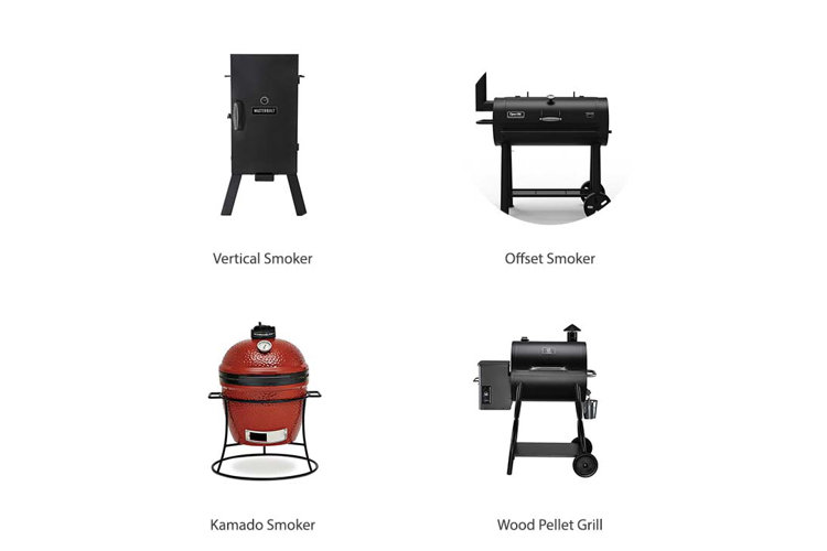collage of types of smokers