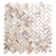 Concha 10.6 In. X 11 In. Polished White, Beige Shell, Mother Of Pearl Mosaic Wall Tile (16.19 Sq Ft/Case) - 20 Pack