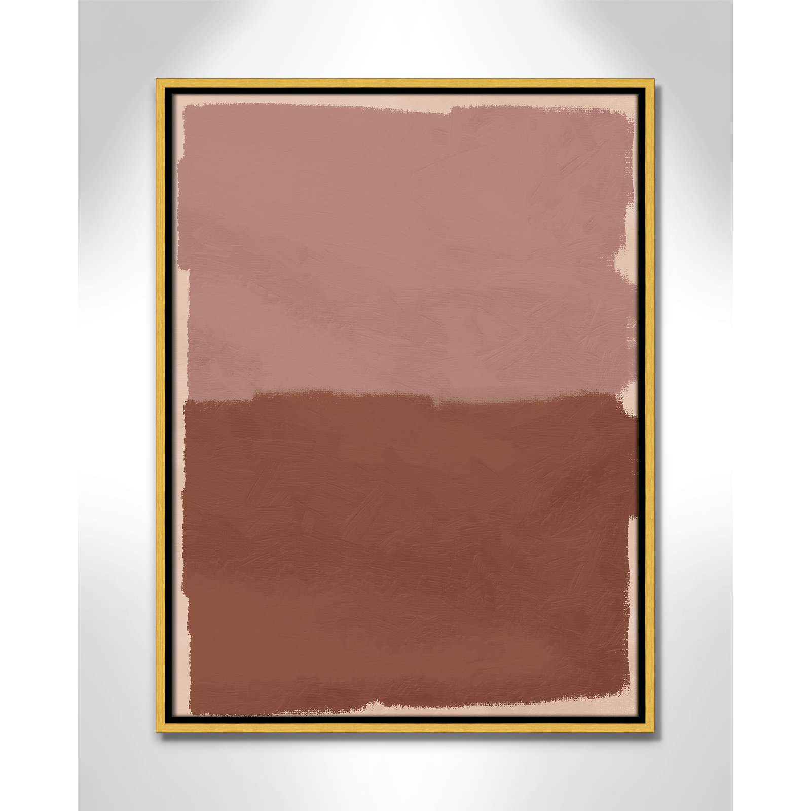 Hollow Delight Print by Marcus Prime, 19.5'' W x 25.5'' H, Gold Floater