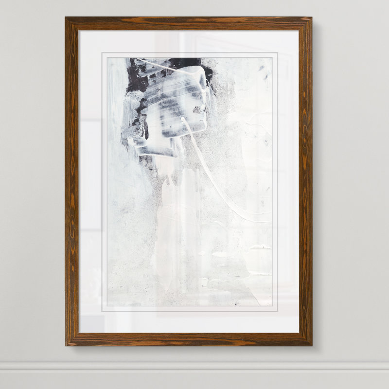«Fire and Ice I» par Paul Cezanne - reproduction d'art encadrée, H 28 po x l 38 po x P 1,3 po, Papier avec cadre érable