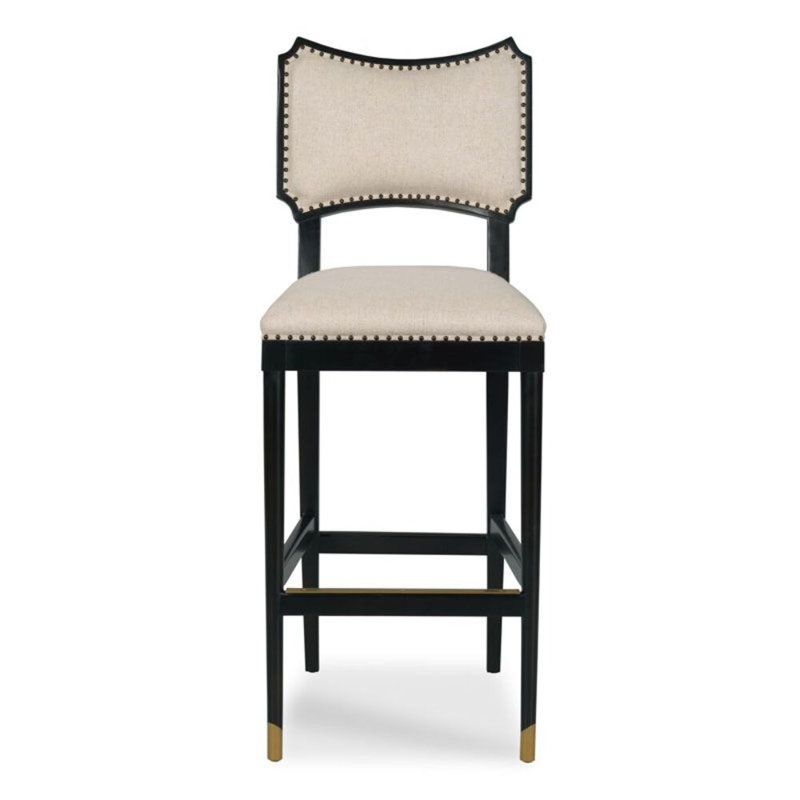 Powers Bar & Counter Stool, Amsterdam Black, Repel Stainguard, Bar Stool (30.5" Seat Height)