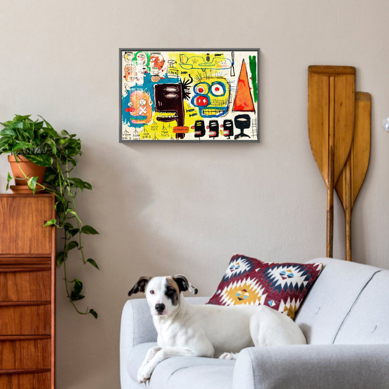 «Graffiti Art» sur toile, Noir, H 11,88 po x l 15,88 po x P 1 po