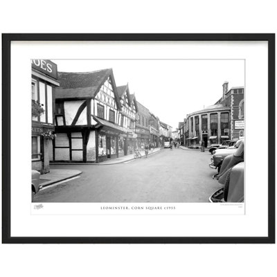 Leominster, Corn Square C1955 by Francis Frith - Single Picture Frame Print