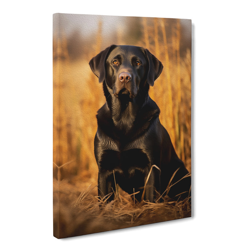 Labrador Retriever Symbolism - Wrapped Canvas, 50cm H x 35cm W x 3cm D