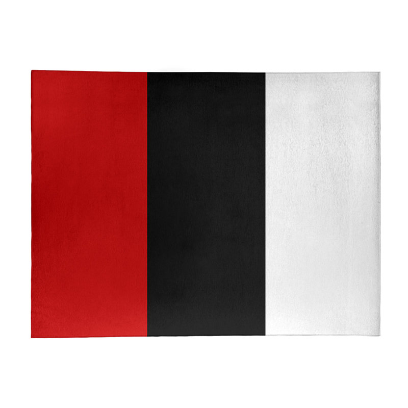 Tapis de zone rouge/noir, Rectangle 9 pi x 12 pi