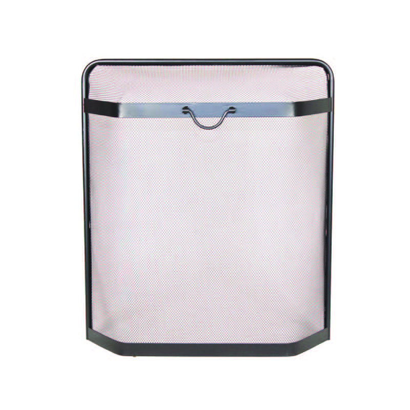 1 Panel Steel Fireplace Screen, 60cm H x 53cm W x 16cm D
