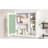 Bathroom Wall Mounted Mirror Cabinet - White, Modern And Practical Storage Solution Organization