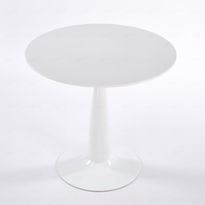 Ensemble de salle à manger 1 + 4,5 pièces, table de salle à manger à pieds en métal pour 4-6 personnes avec plateau en panneau de fibres à densité moyenne, table de salle à manger à piédestal, table basse de loisirs