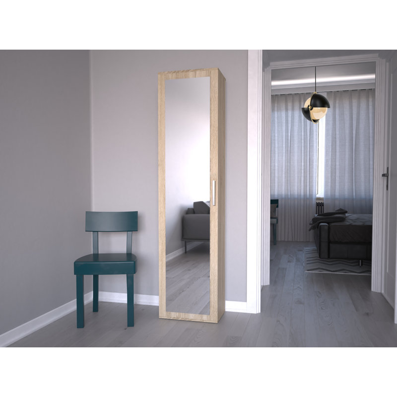 Hyland 1 Door Laminate Wardrobe, Sonoma Oak