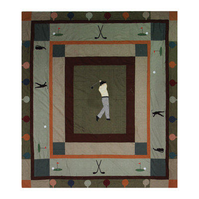Farmhouse / Country Cotton Patchwork Quilt
