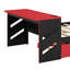 Lit de jour double en bois avec couchette, bureau et port USB-520792034