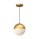 Monae Single Light Glass Dimmable LED Pendant