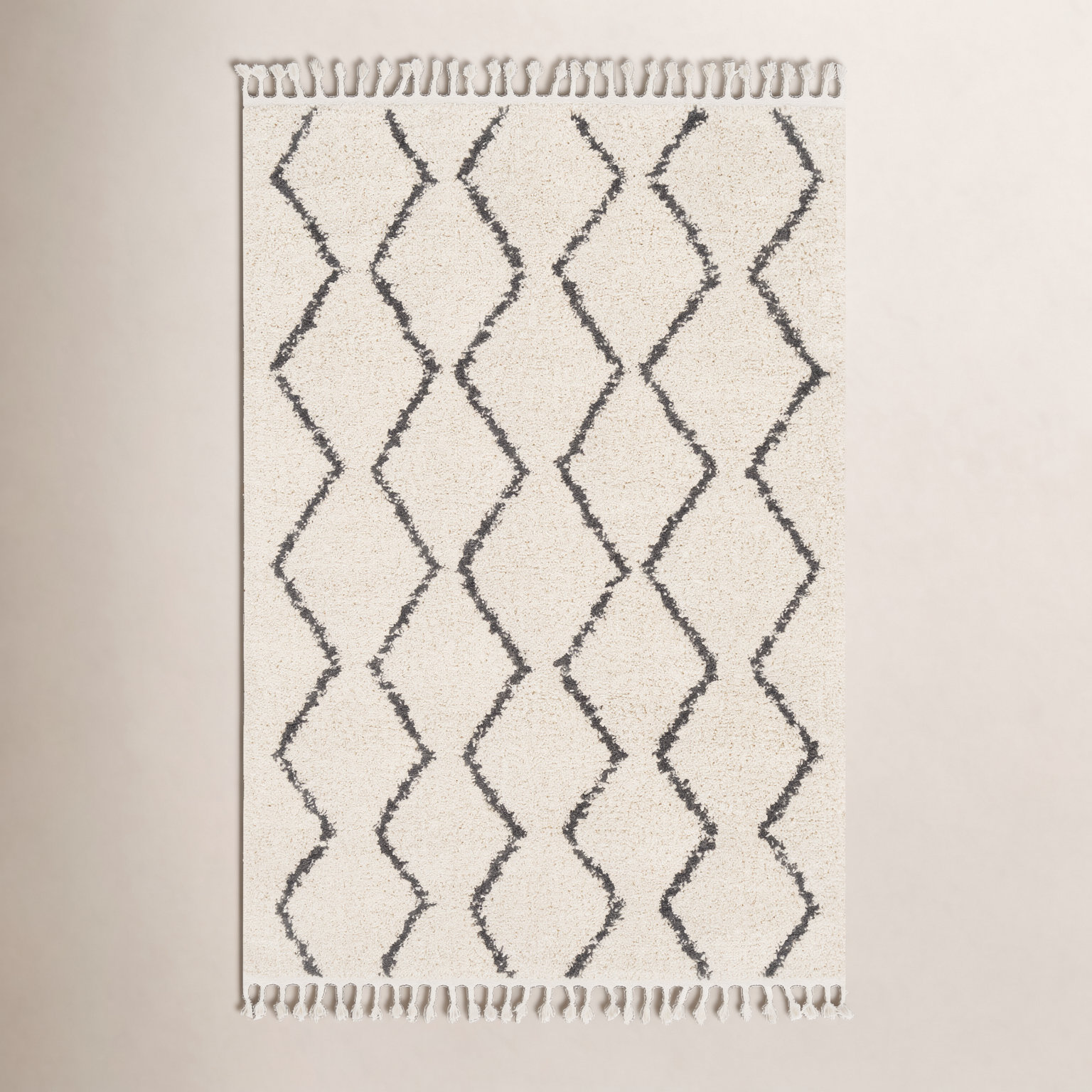 Mossy Charcoal/Light Beige Rug, Rectangle 2' x 3'