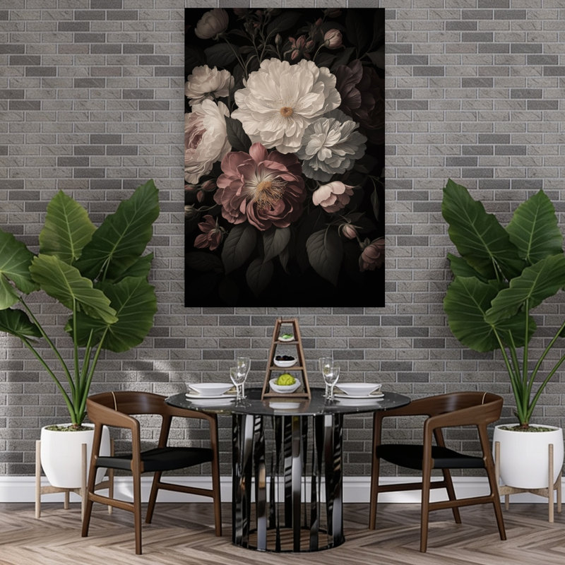 1 Piece Wrapped Canvas Wall Art, 152.4cm H x 101.6cm W, Beige