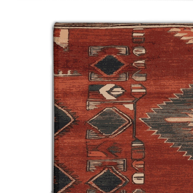 Tapis turc intérieur et extérieur brun, Rectangulaire 2 pi x 3 pi