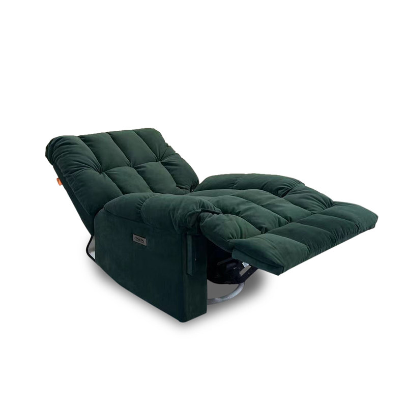 96cm Wide Swivel Standard Recliner, Green