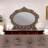 Devany Oval Mirror in Cherry