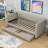 Berla Twin Size 2 Drawers Upholstered Daybed-2103972323