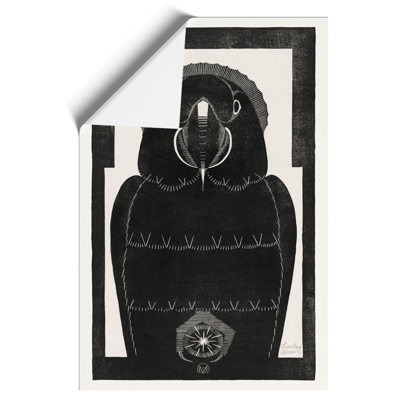 Parrot by Samuel de Mesquita - Frameless Print, 42cm H x 30cm W x 0.1cm D