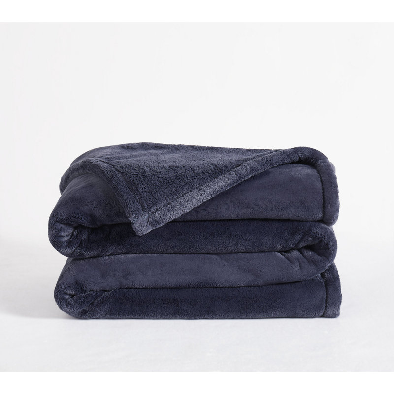 Couverture de lit Ballast, Grand lit, Bleu marine