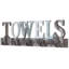 Wood 4 Wall Towel Rack