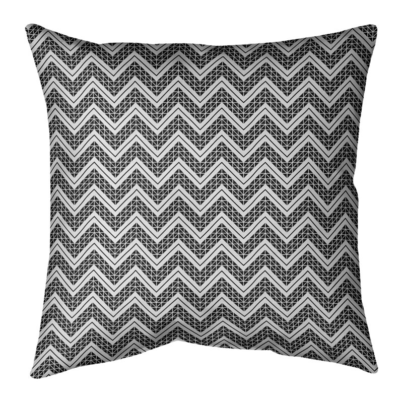 Coussin Rhonda Cheval, Bourre en polyester, Noir pale, Sergé de coton