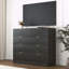 Commode 8 tiroirs en bois-1081539376
