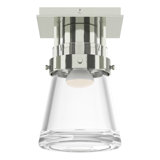 Erlenmeyer 1 - Light 6.1" Simple Cone Semi Flush Mount