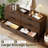 55" Wide Fluted 6 Drawer Dresser For Bedroom, Wooden Dresser Modern Chest Of Drawers TV Stand Dressers With Organizer Storage For Bedroom, Living Room, Entryway,-1731650325