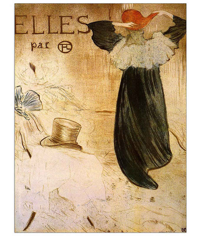 Henri De Toulouse-Lautrec - Wrapped Canvas Painting, 80cm H x 60cm W x 1.8cm D