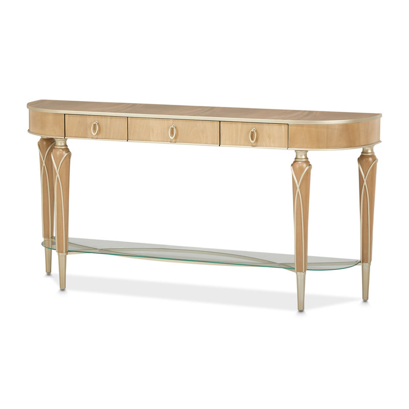 Console avec tiroirs Villa Cherie - Caramel, Caramel / Chardonnay