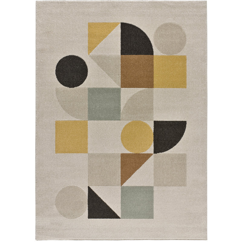 Geometric Area Rug, Rectangle 160 x 230cm