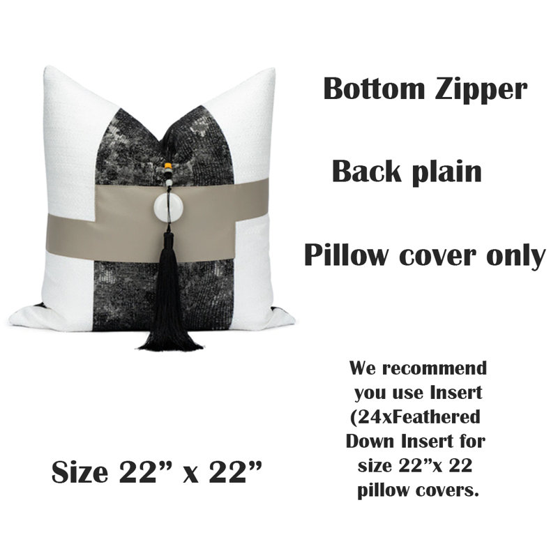  Housse de coussin 100% coton