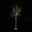 Ensemble de bouleaux illuminés 4 pi / 5 pi / 6 pi, arbre artificiel avec lumières blanc chaud, arbre de Noël