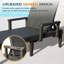 Chaises longues d'extérieur avec dossier réglable (ensemble de 2)-1265254751