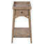 Solid Wood Tray Top End Table